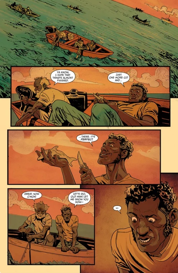 Dark Waters comic art